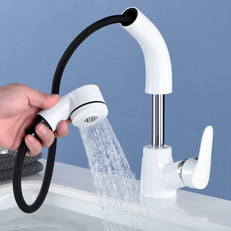 Смеситель для раковины в ванной, выдвижной распылитель, монтируемый на палубе, смеситель для горячей и холодной воды, подъемный вверх и вниз, смесители для раковины с поворотом на 360 градусов
Смеситель для раковины в ванной, выдвижной распылитель, монтируемый на палубе, смеситель для горячей и холодной воды, подъемный вверх и вниз, смесители для раковины с поворотом на 360 градусов