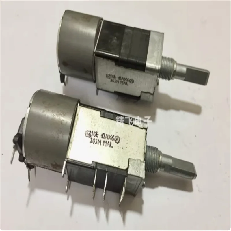 1 PCS Japanese RK16 with drive motor potentiometer A10K * 6 axis length 25MM
1 PCS Japanese RK16 with drive motor potentiometer A10K * 6 axis length 25MM