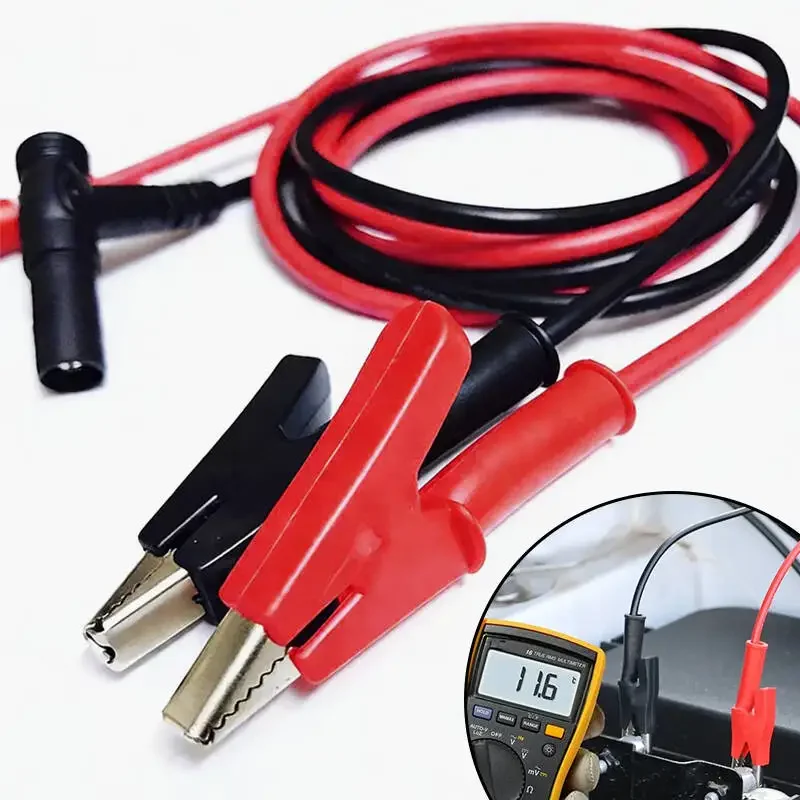Multimeter Alligator Clips Wire Line Electrical Voltage Test Lead 4mm Banana Plug to Alligator Clip Test Cable Lead Connector
Multimeter Alligator Clips Wire Line Electrical Voltage Test Lead 4mm Banana Plug to Alligator Clip Test Cable Lead Connector