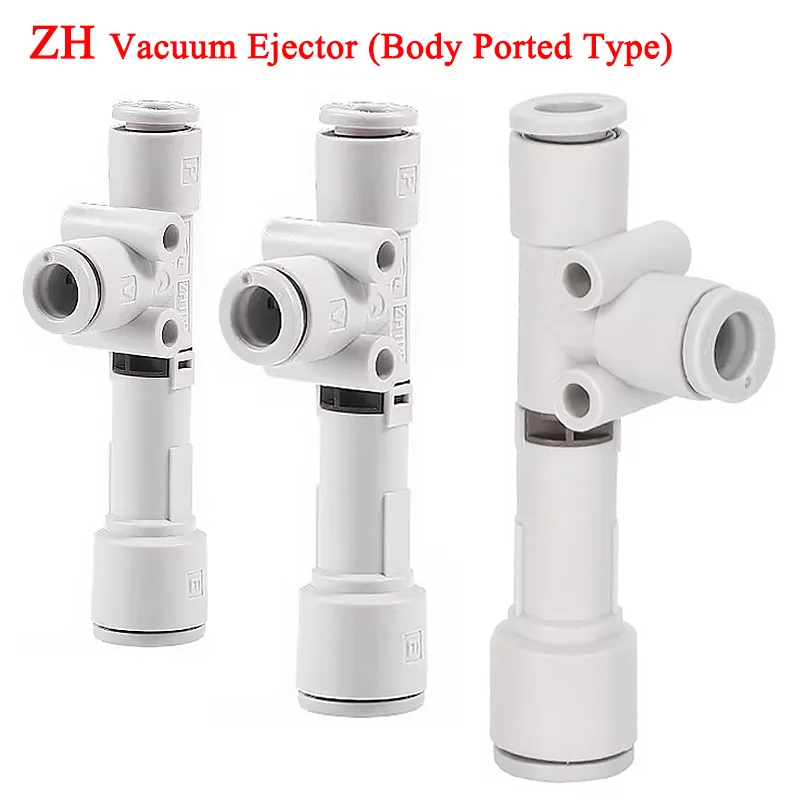 New ZH Pneumatic Vacuum Generator Body Ported Type High Suction ZH05/07DSA-01-01-02 ZH10/13DLA-06-06-08 Large Flow SMC Type
New ZH Pneumatic Vacuum Generator Body Ported Type High Suction ZH05/07DSA-01-01-02 ZH10/13DLA-06-06-08 Large Flow SMC Type