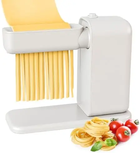 Электрическая лапшерезка 3-в-1 – для спагетти, феттучини и теста + щетка, белая
Электрическая лапшерезка 3-в-1 – для спагетти, феттучини и теста + щетка, белая