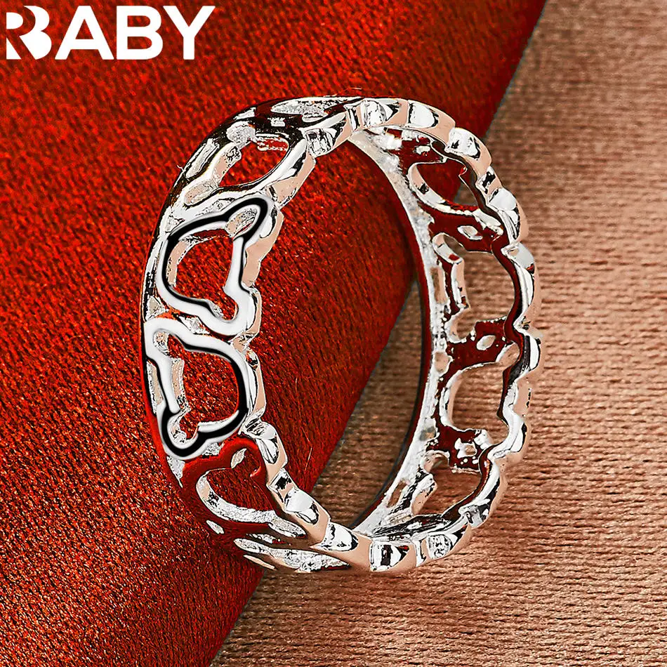 URBABY 925 Sterling Silver Hollow Little Bears Ring For Women and Men Fashion Jewelry Cute Lively Party Birthday Gifts
URBABY 925 Sterling Silver Hollow Little Bears Ring For Women and Men Fashion Jewelry Cute Lively Party Birthday Gifts