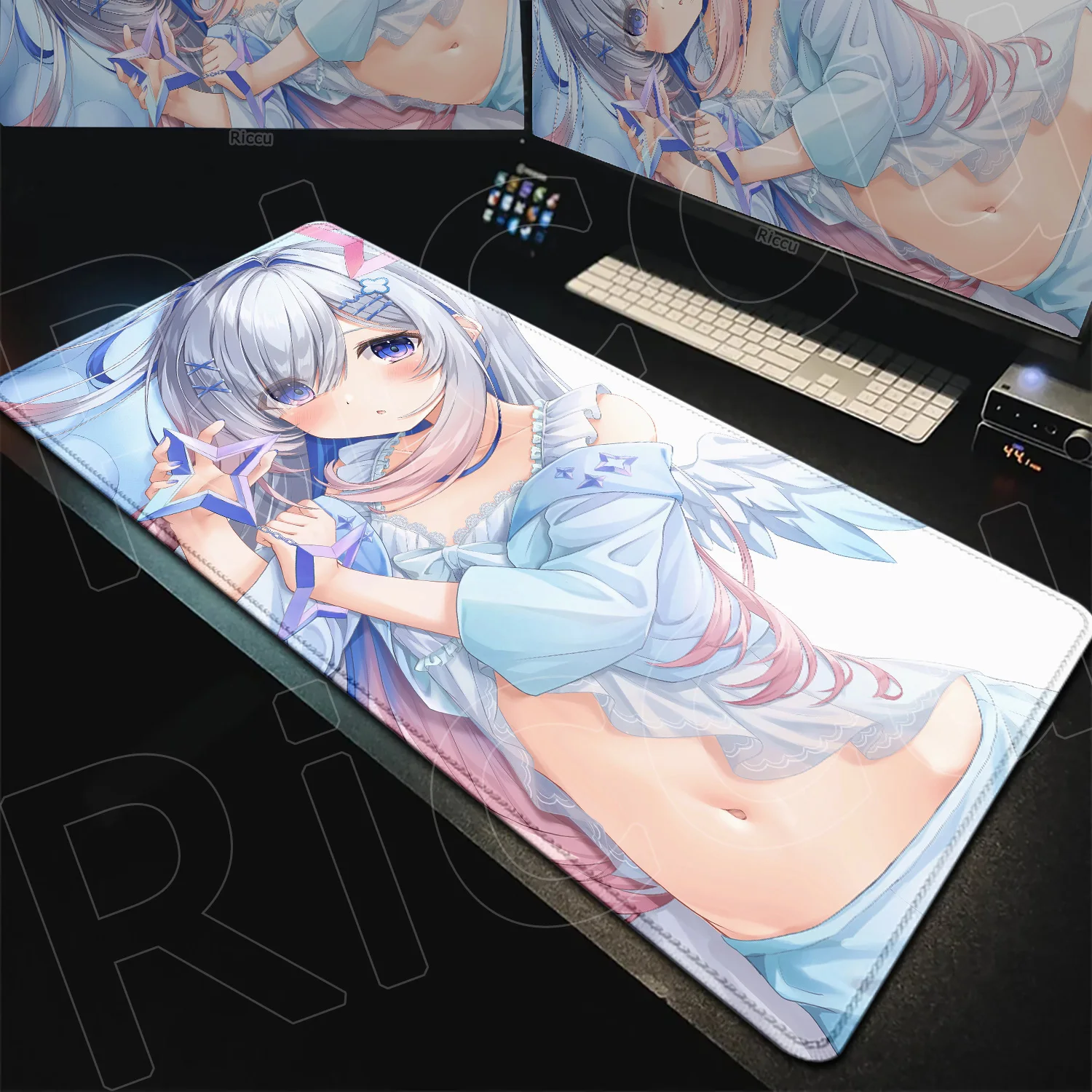 Anime and Gaming mousepads Hololive Amane Kanata KeyboardMat speed Non-Slip Rubber Edge locking Rubber Rug PC Laptop Accessories
Anime and Gaming mousepads Hololive Amane Kanata KeyboardMat speed Non-Slip Rubber Edge locking Rubber Rug PC Laptop Accessories