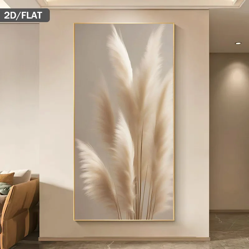2D Flat Large Modern Abstract Reed Canvas Wall Art Frameless Neutral Minimalist Backdrop Canvas Prints for Living Room Decortion
2D Flat Large Modern Abstract Reed Canvas Wall Art Frameless Neutral Minimalist Backdrop Canvas Prints for Living Room Decortion
