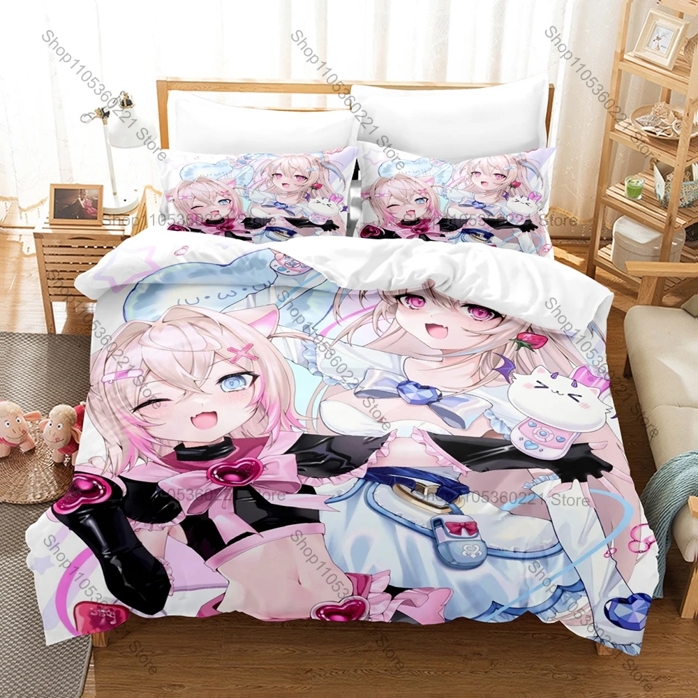 Cute Bau Bau Fuwamoco Bedding Set 3-Piece Kawaii Duvet Cover Set Bed Pillowcase For Bedroom All Season Anime Kawaii
Cute Bau Bau Fuwamoco Bedding Set 3-Piece Kawaii Duvet Cover Set Bed Pillowcase For Bedroom All Season Anime Kawaii