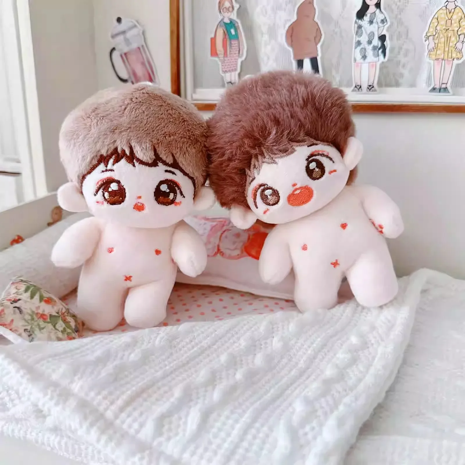 10cm Mini Kawaii Idol Plush Doll with Skeleton Cute Naked Soft Stuffed Doll Can Changing Clothes Game for Girls Fans Gifts
10cm Mini Kawaii Idol Plush Doll with Skeleton Cute Naked Soft Stuffed Doll Can Changing Clothes Game for Girls Fans Gifts