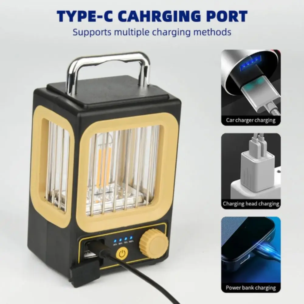 Stepless Dimming Solar Garden Lamp Waterproof Design Convenient Charging Portable Hanging Light Rechargeable Battery
Stepless Dimming Solar Garden Lamp Waterproof Design Convenient Charging Portable Hanging Light Rechargeable Battery