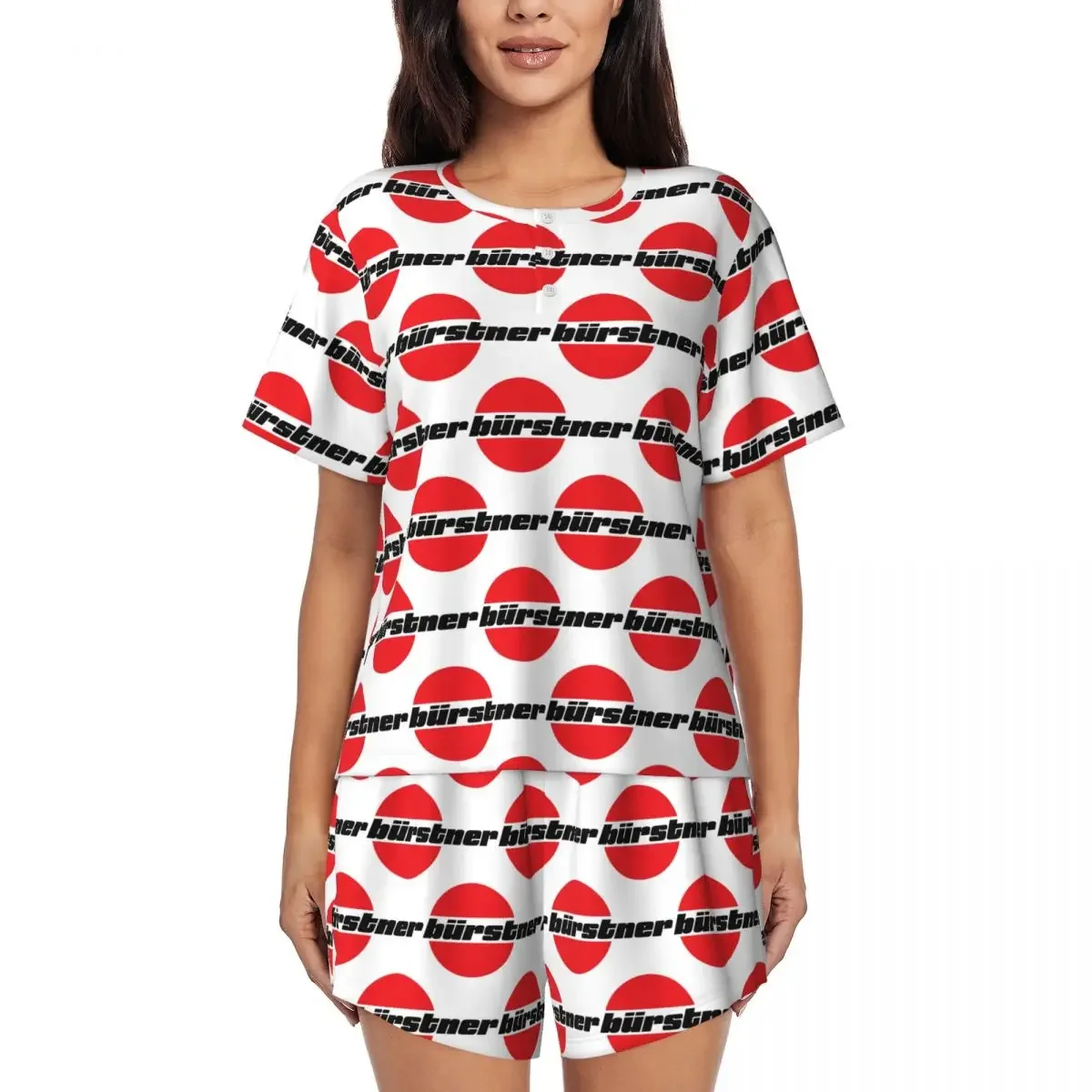 Burstner Logo Round Neck Short Sleeve Nightgowns for Sleeping Sleepshirts Women Soft Pajama Set Short Pants
Burstner Logo Round Neck Short Sleeve Nightgowns for Sleeping Sleepshirts Women Soft Pajama Set Short Pants