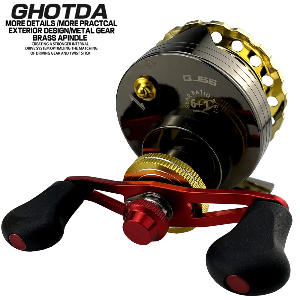 Катушка для ловли нахлыстом GHOTDA, уличная металлическая катушка, для зимней рыбалки, снасти
Катушка для ловли нахлыстом GHOTDA, уличная металлическая катушка, для зимней рыбалки, снасти