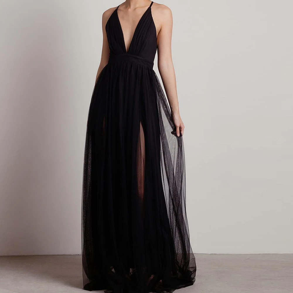 Customized High Quality Spaghetti Straps Tulle Evening Dresses Modern V-Neck Sleeveless Straight Floor Length Homecoming Dress
Customized High Quality Spaghetti Straps Tulle Evening Dresses Modern V-Neck Sleeveless Straight Floor Length Homecoming Dress