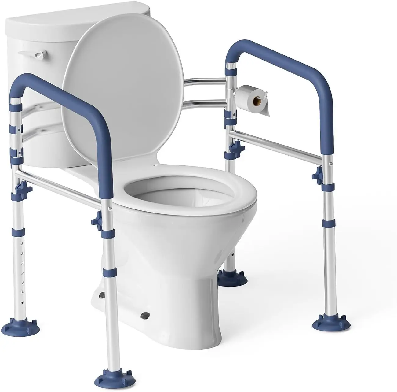 Height-Adjustable Toilet Safety Rail for Seniors, Pregnant, Disabled - Sturdy Support Frame
Height-Adjustable Toilet Safety Rail for Seniors, Pregnant, Disabled - Sturdy Support Frame
