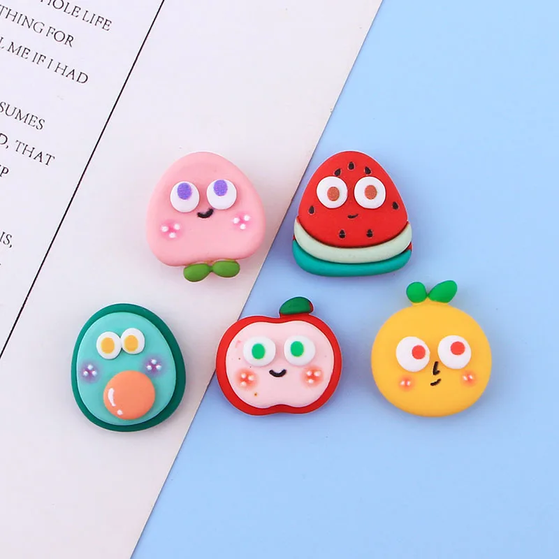 20pcs Cartoon Fruits Resin Fake Foods Cabochons Flatback for DIY Jewelry Making Wholesale Scrapbook Decoration Accessory
20pcs Cartoon Fruits Resin Fake Foods Cabochons Flatback for DIY Jewelry Making Wholesale Scrapbook Decoration Accessory
