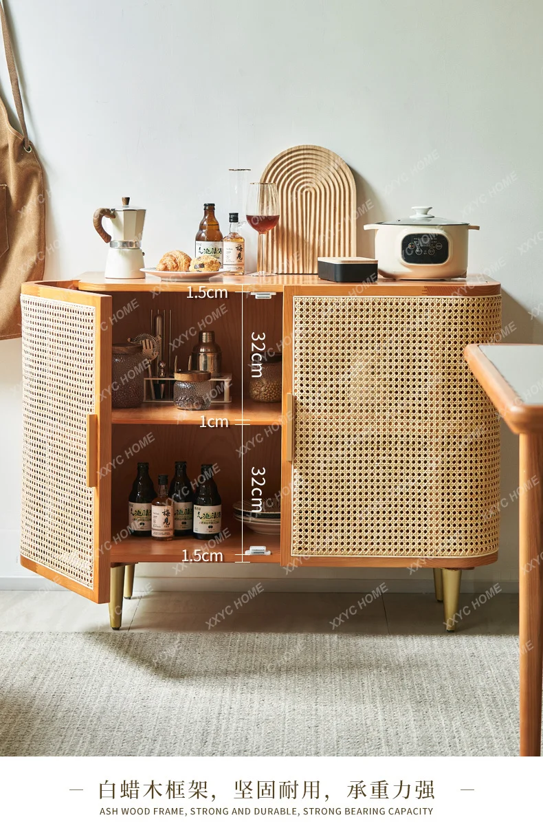 Rattan Simple Solid Wood Storage Cabinet Small Household Creative Decoration Cabinet
Rattan Simple Solid Wood Storage Cabinet Small Household Creative Decoration Cabinet