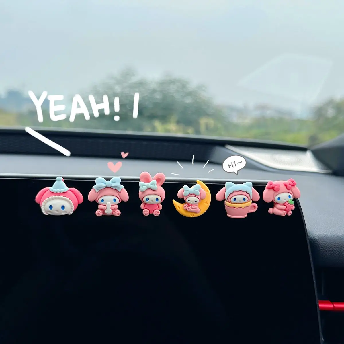 Sanrio Melody Car Center Console Electric Car Rearview Mirror Sticker Ornaments Kawaii Car Interior Cartoon Decorations
Sanrio Melody Car Center Console Electric Car Rearview Mirror Sticker Ornaments Kawaii Car Interior Cartoon Decorations