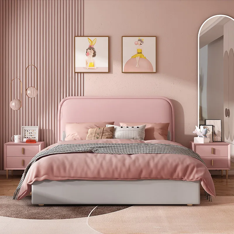 Internet celebrity light luxury princess single soft bag backrest girl small apartment household children's leather bed
Internet celebrity light luxury princess single soft bag backrest girl small apartment household children's leather bed