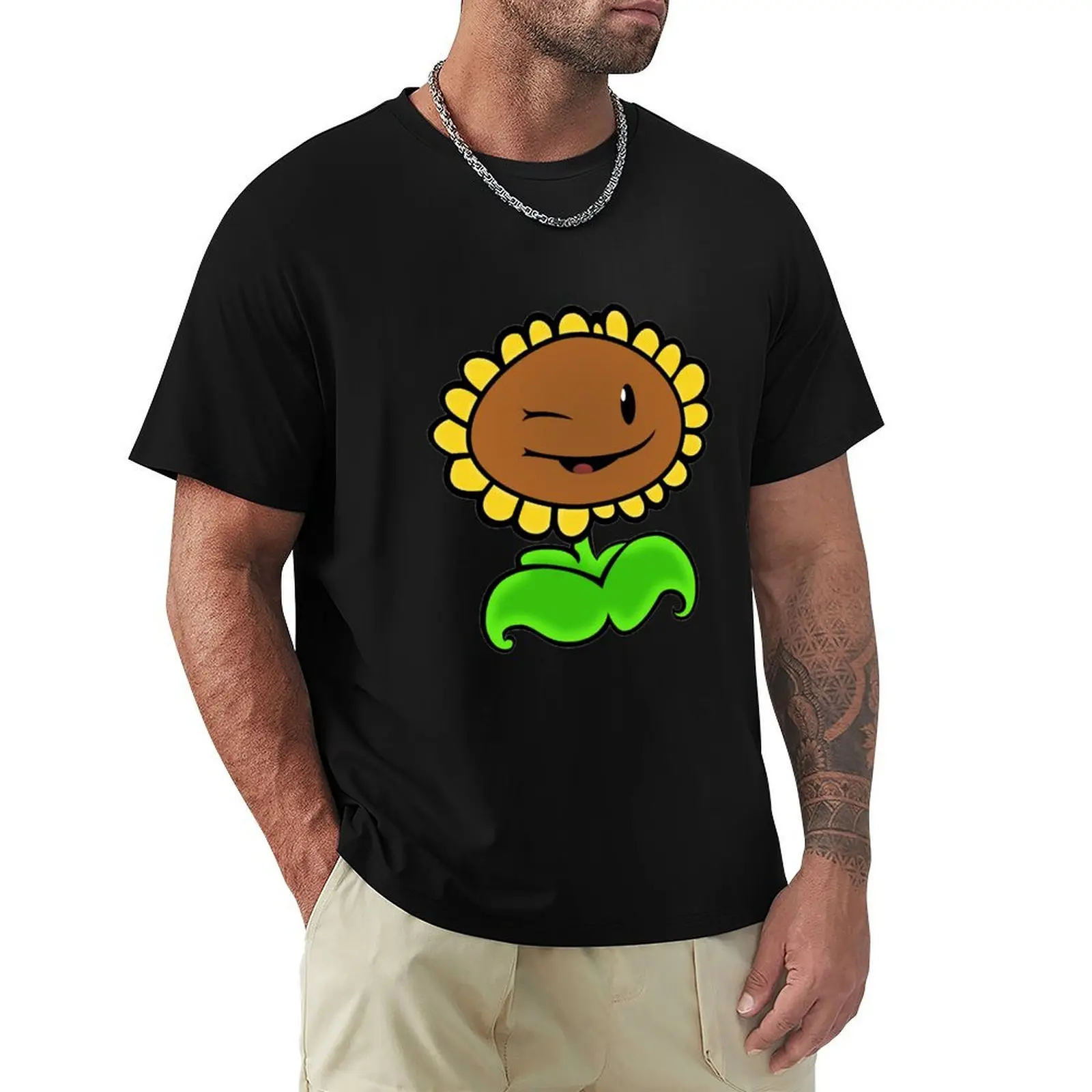 Sunflower PVZ T-Shirt Art Pattern Printed Casual Top
Sunflower PVZ T-Shirt Art Pattern Printed Casual Top