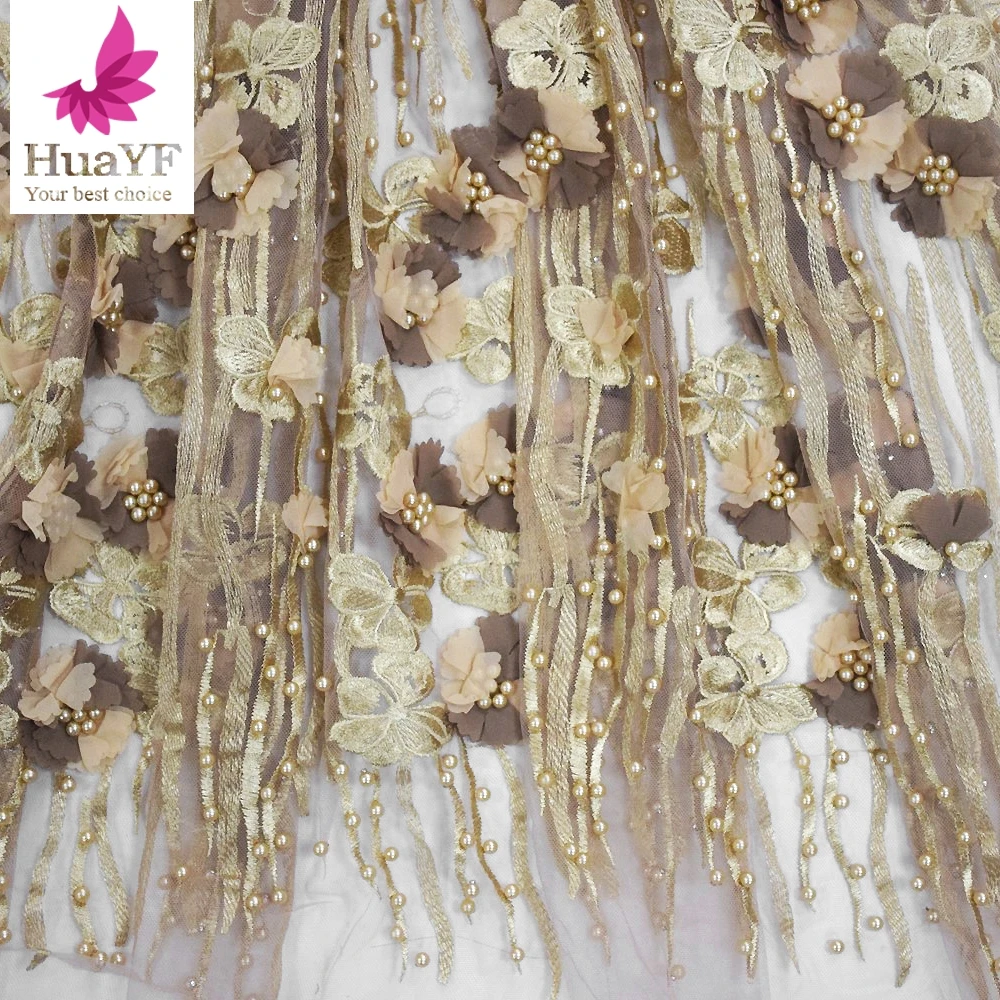 Sexy 3D Chiffon Embroidery Lace Fabric Fashionable Versatile Style Short-Top DIY Clothing Material 5 Yards HY1152
Sexy 3D Chiffon Embroidery Lace Fabric Fashionable Versatile Style Short-Top DIY Clothing Material 5 Yards HY1152