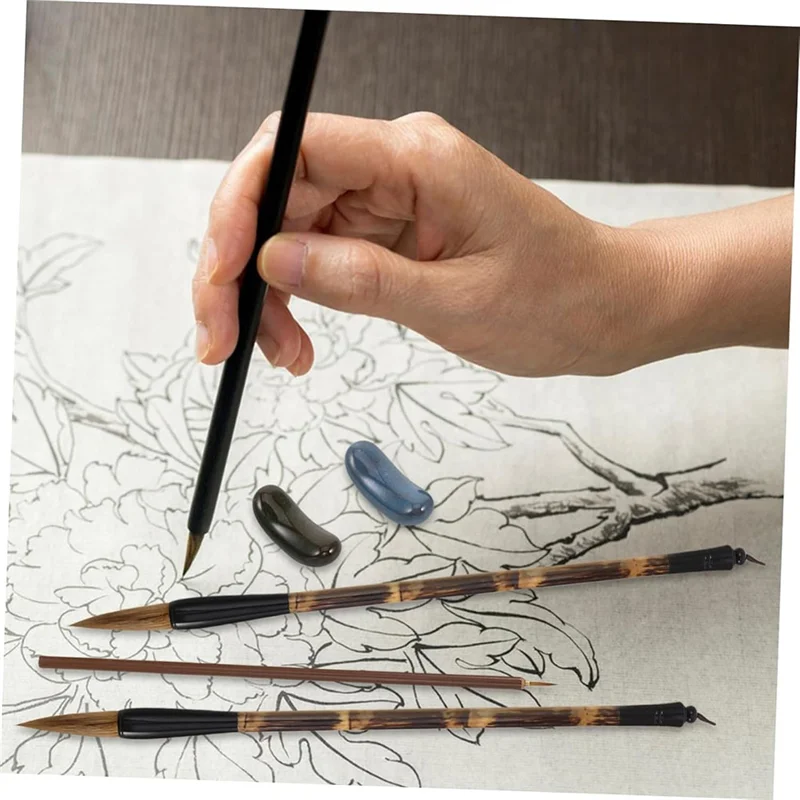 1Set Chinese Calligraphy Brush With Pen Rest Holder Painting Brushes Traditional Calligraphy Tools For Beginners Artists 
1Set Chinese Calligraphy Brush With Pen Rest Holder Painting Brushes Traditional Calligraphy Tools For Beginners Artists