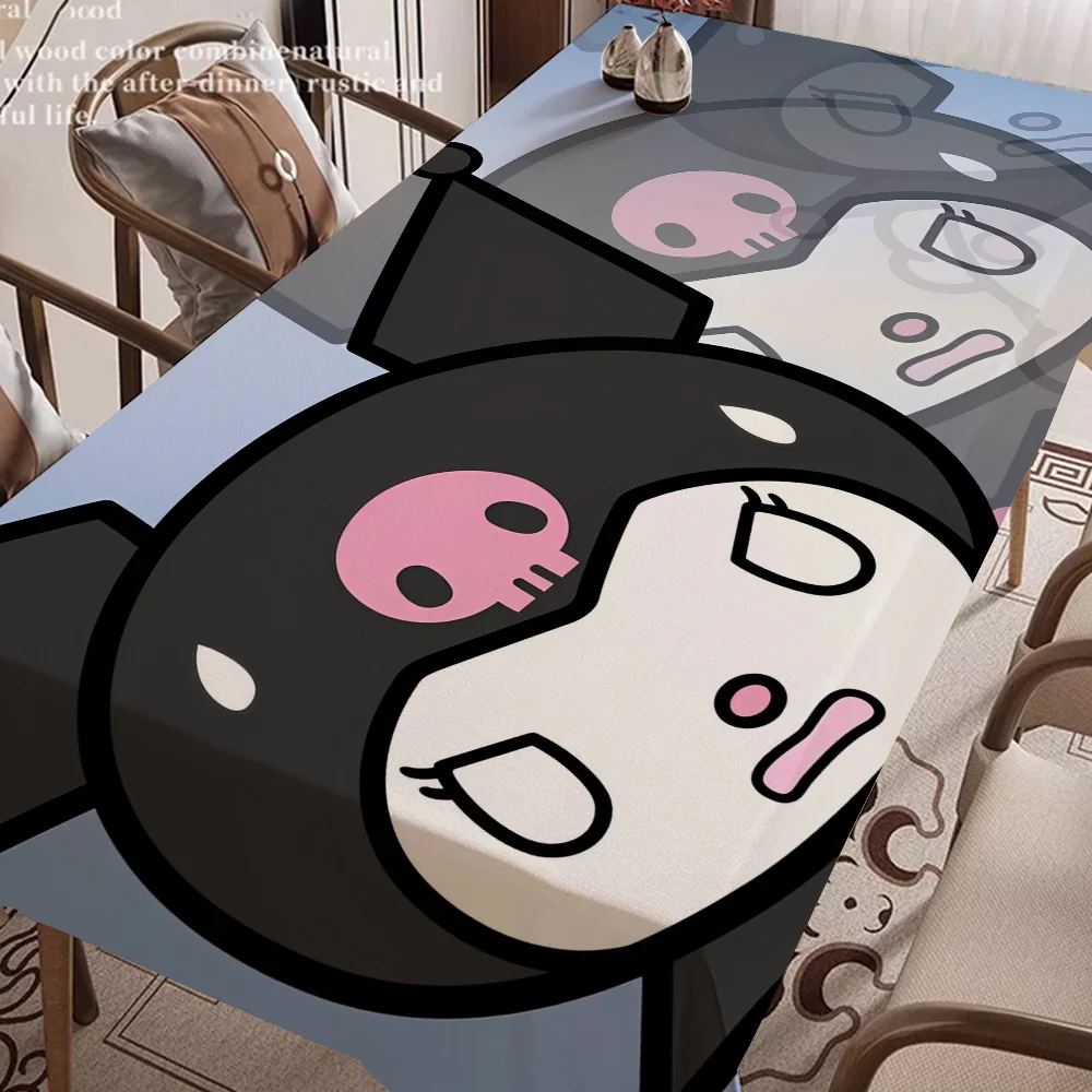 Тематические скатерти из полиэстера Kawaii Kuromi-S, милый дизайн для дома, кухни, столовых, патио, украшение скатерти
Тематические скатерти из полиэстера Kawaii Kuromi-S, милый дизайн для дома, кухни, столовых, патио, украшение скатерти