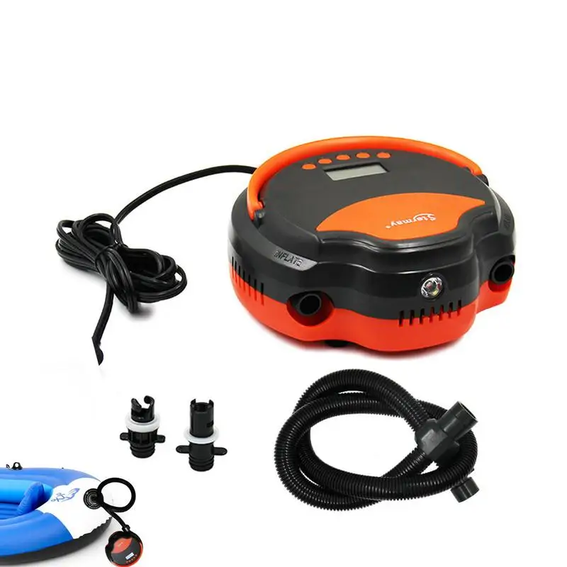 Rechargeable Paddle Board Pump Portable Electric Air Pump With LED Light High-Pressure Air Pumps For Inflatable Stand Up Paddle
Rechargeable Paddle Board Pump Portable Electric Air Pump With LED Light High-Pressure Air Pumps For Inflatable Stand Up Paddle