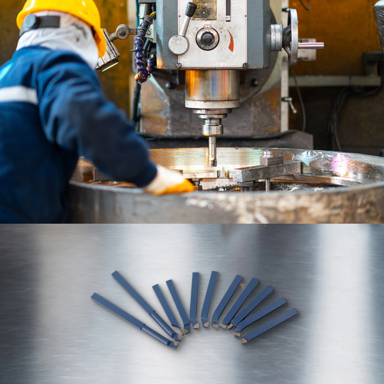 External Turning Tool Blue Carbide Tip 10mm/12mm 11Pcs/Set Bit Cutting Set Tipped Tool Accessories New Parctical
External Turning Tool Blue Carbide Tip 10mm/12mm 11Pcs/Set Bit Cutting Set Tipped Tool Accessories New Parctical