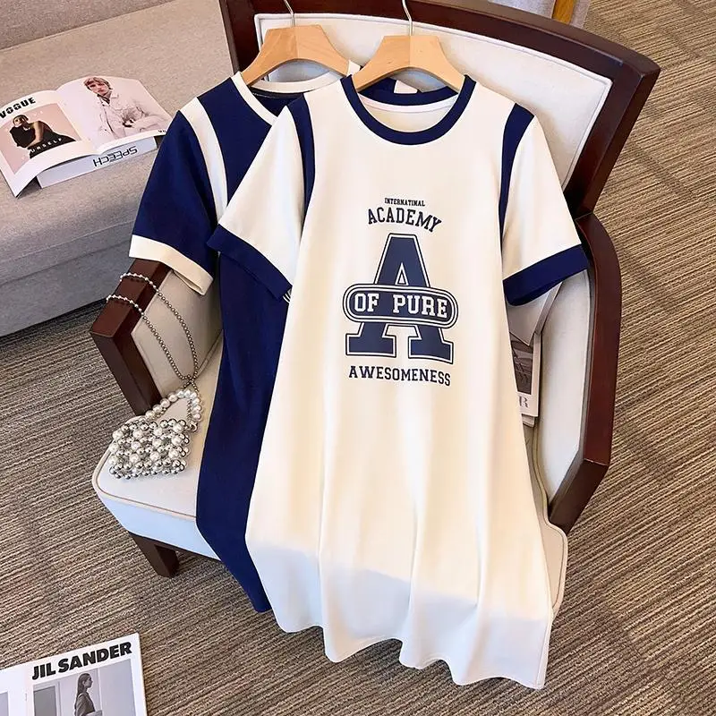 2023 Summer Short Sleeve Round Neck Printing Simplicity Trend Casual Commuter Loose Versatile Fashion Popular A-line Dresses
2023 Summer Short Sleeve Round Neck Printing Simplicity Trend Casual Commuter Loose Versatile Fashion Popular A-line Dresses