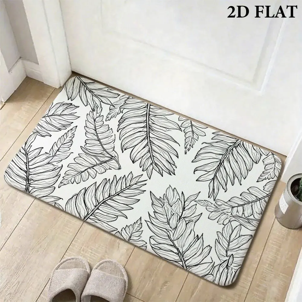 Tropical Leaf Pattern Doormat Floor Mat for Entrance Boho Modern House Home Decor Washable Indoor Outdoor Mat
Tropical Leaf Pattern Doormat Floor Mat for Entrance Boho Modern House Home Decor Washable Indoor Outdoor Mat