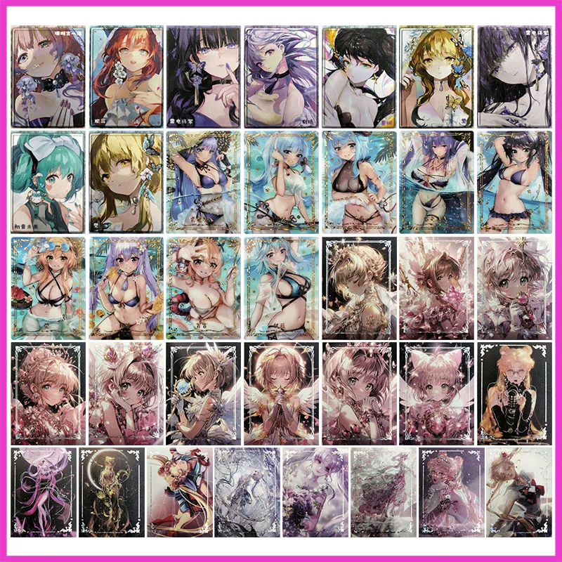 Anime Goddess Story Rare Collectible Cards Kokomi Nilou Raiden Shogun Keqing Eula Kinomoto Sakura Toys for boys Birthday Present
Anime Goddess Story Rare Collectible Cards Kokomi Nilou Raiden Shogun Keqing Eula Kinomoto Sakura Toys for boys Birthday Present