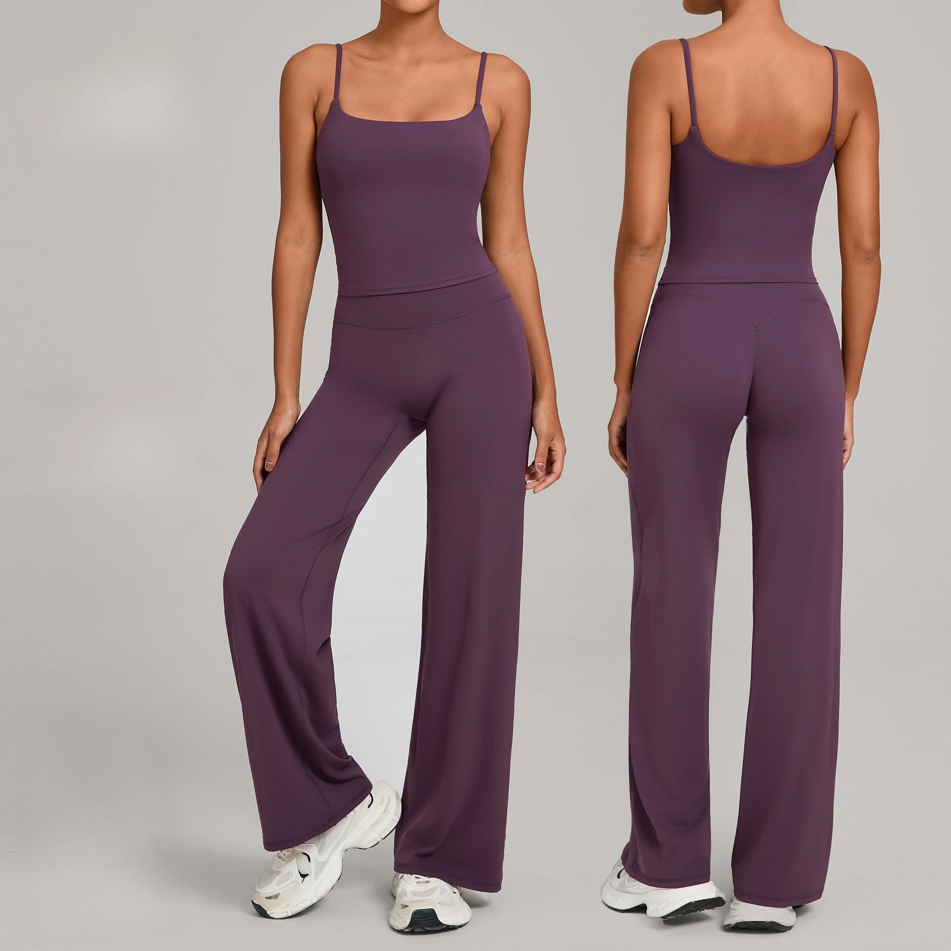 Gym Workout Clothes Women's Casual Wear Outdoor Sports Tight Yoga Suit Naked Feeling Fitness Suit High Waist Yoga Two-piece Set
Gym Workout Clothes Women's Casual Wear Outdoor Sports Tight Yoga Suit Naked Feeling Fitness Suit High Waist Yoga Two-piece Set