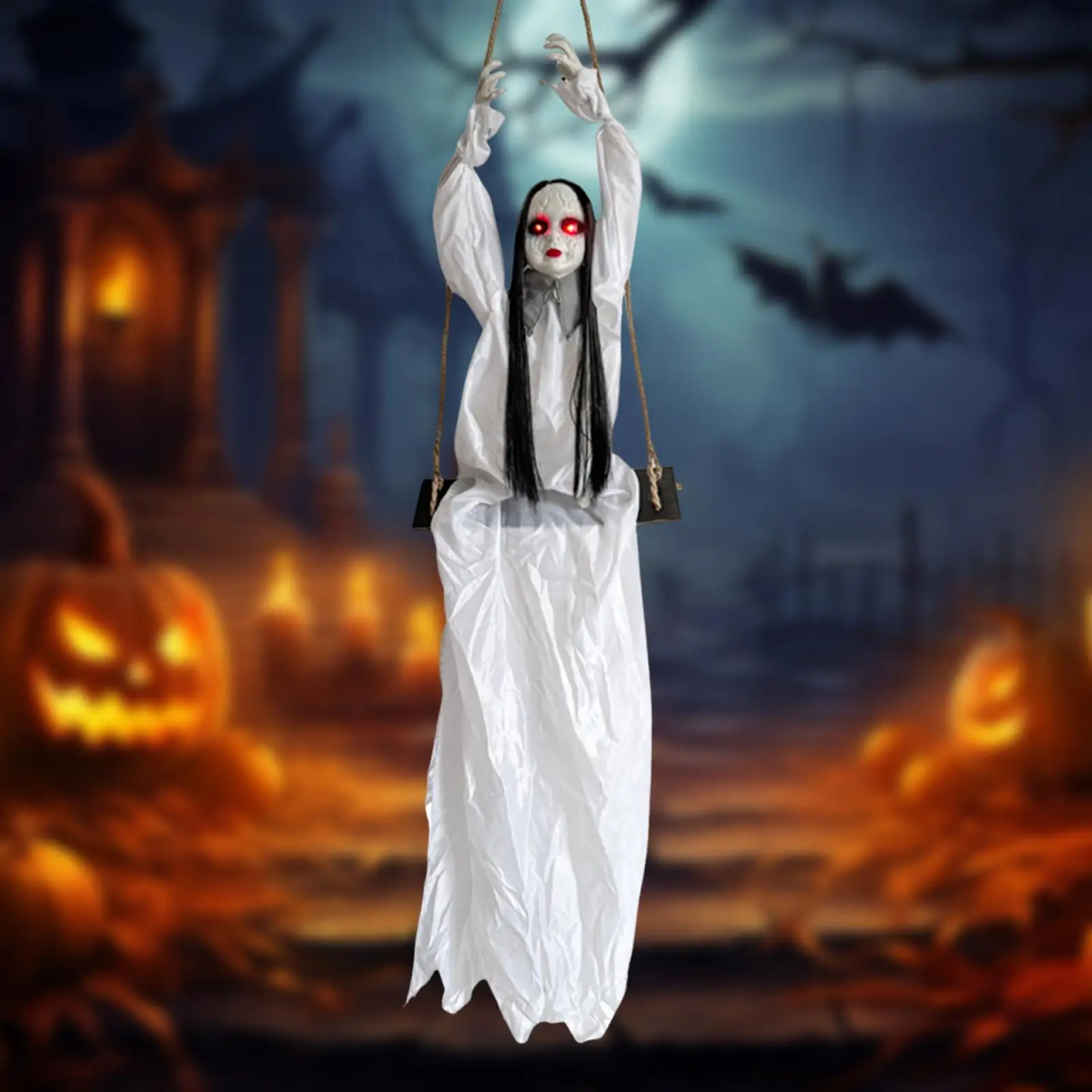 Хэллоуин висит призрак украшение открытый фестиваль вечерние украшения светящиеся глаза для дома с привидениями патио двор передняя дверь сад
Хэллоуин висит призрак украшение открытый фестиваль вечерние украшения светящиеся глаза для дома с привидениями патио двор передняя дверь сад