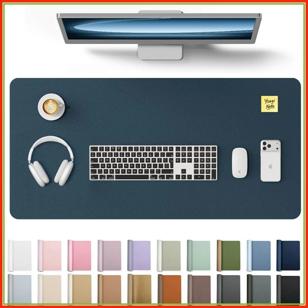 Non-Slip PU Leather Desk Blotter, Waterproof Mouse Pad, Large Laptop Mat for Office Home, 31.5x15.8 Inches
Non-Slip PU Leather Desk Blotter, Waterproof Mouse Pad, Large Laptop Mat for Office Home, 31.5x15.8 Inches