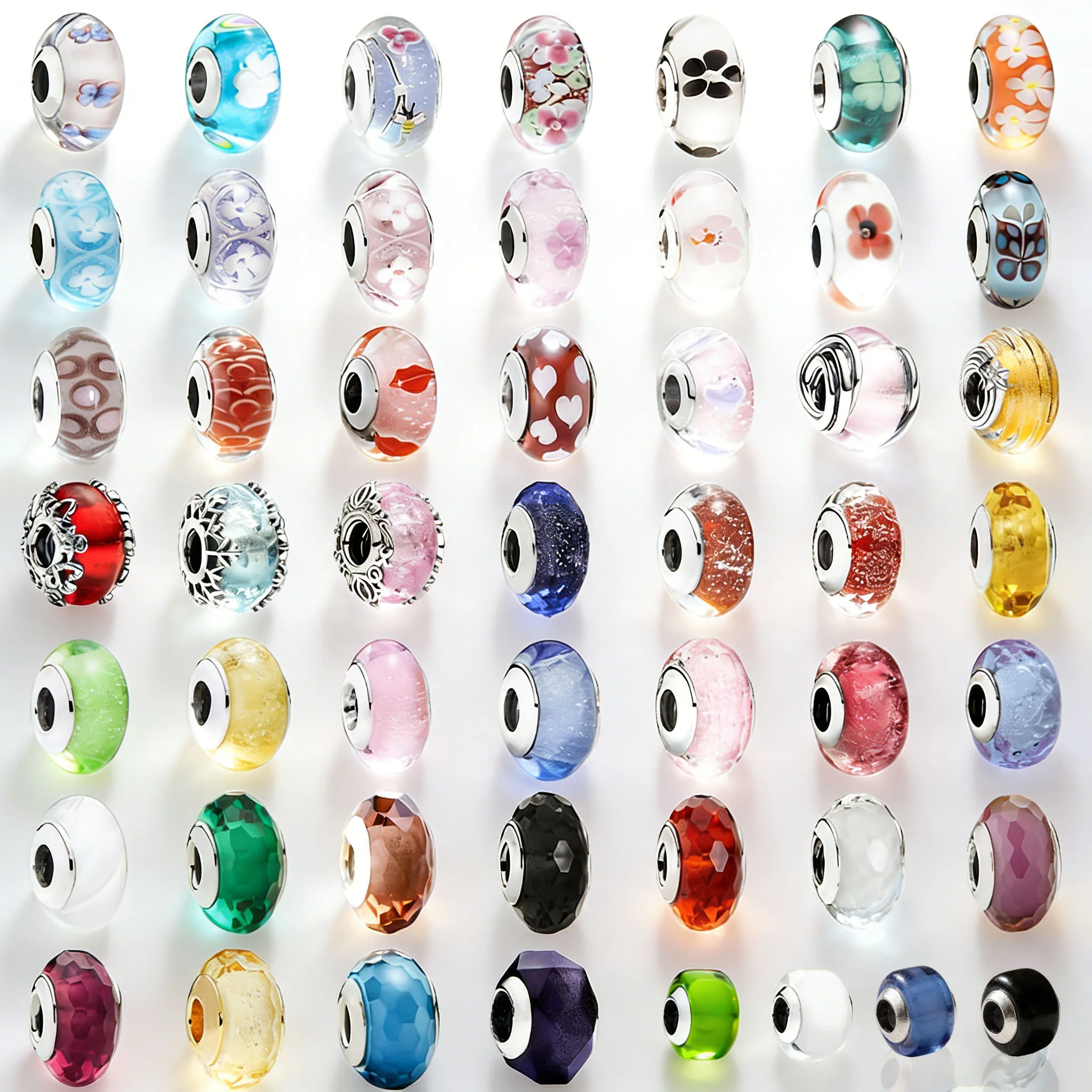 Pink Blue Murano Glass Snowflake Charm Beads Pendant Fit Original Bracelet Necklace Beads For Diy Jewelry Women Gift
Pink Blue Murano Glass Snowflake Charm Beads Pendant Fit Original Bracelet Necklace Beads For Diy Jewelry Women Gift