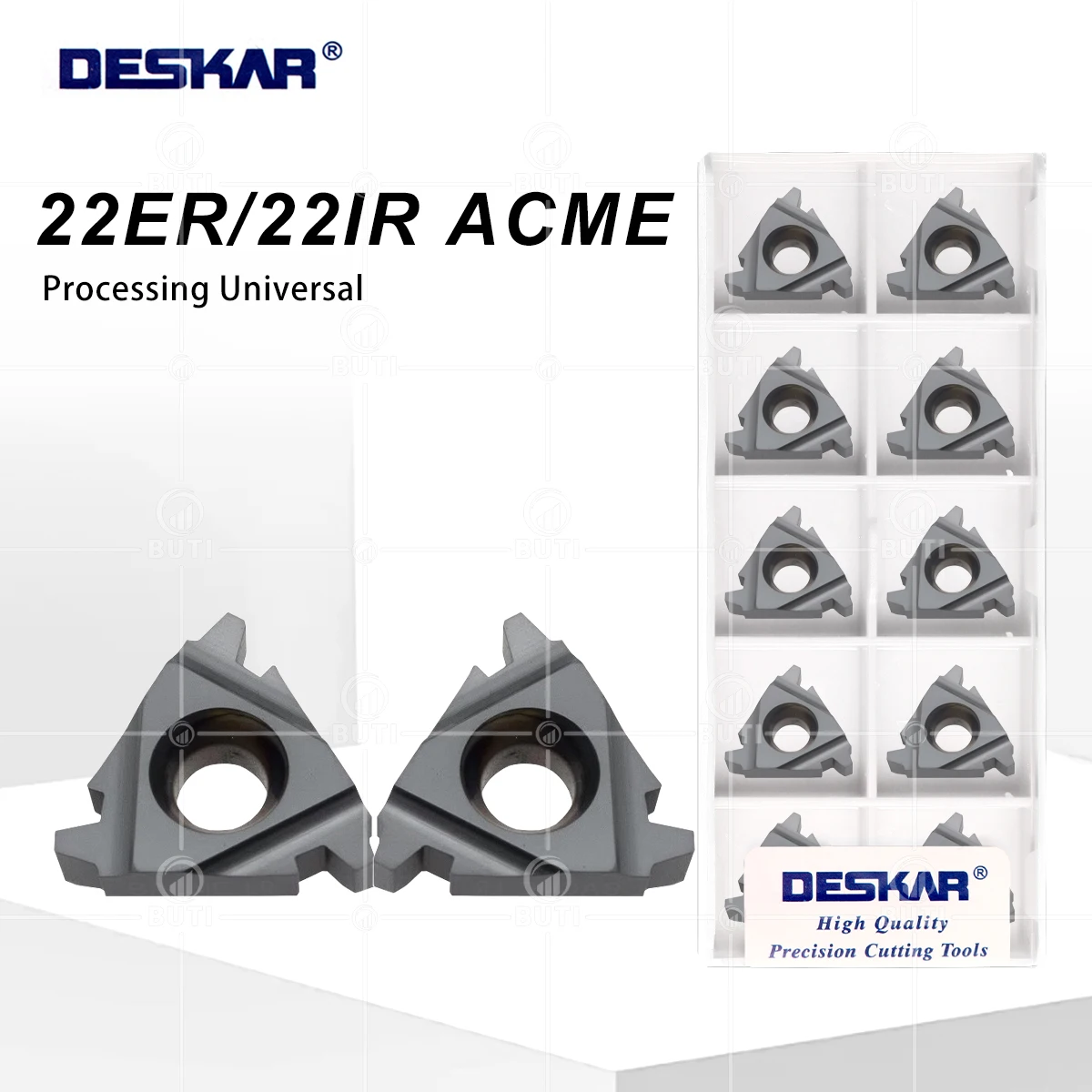DESKAR 100% Original 22ER 22IR 5ACME 6ACME LDA CNC Thread Turnings Tools Universal Material Thread Cutting Tools Wear-resistants
DESKAR 100% Original 22ER 22IR 5ACME 6ACME LDA CNC Thread Turnings Tools Universal Material Thread Cutting Tools Wear-resistants