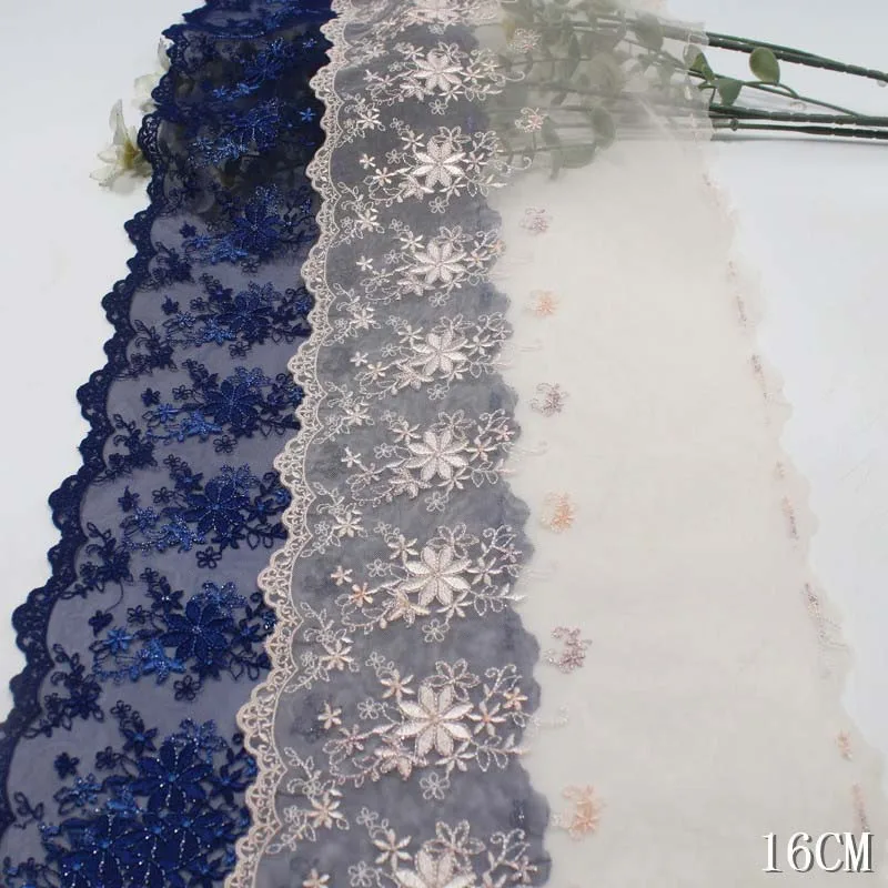 30Yards Embroidered Lace Fabrics DIY Womens Dress Lace Trim Craft Soft Mesh Embroidery Lace for Sewing Accessories
30Yards Embroidered Lace Fabrics DIY Womens Dress Lace Trim Craft Soft Mesh Embroidery Lace for Sewing Accessories