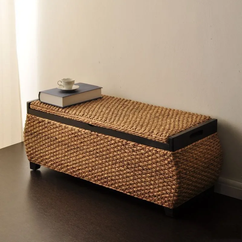 Double rattan storage shoe changing stool storage stool leisure stool
Double rattan storage shoe changing stool storage stool leisure stool