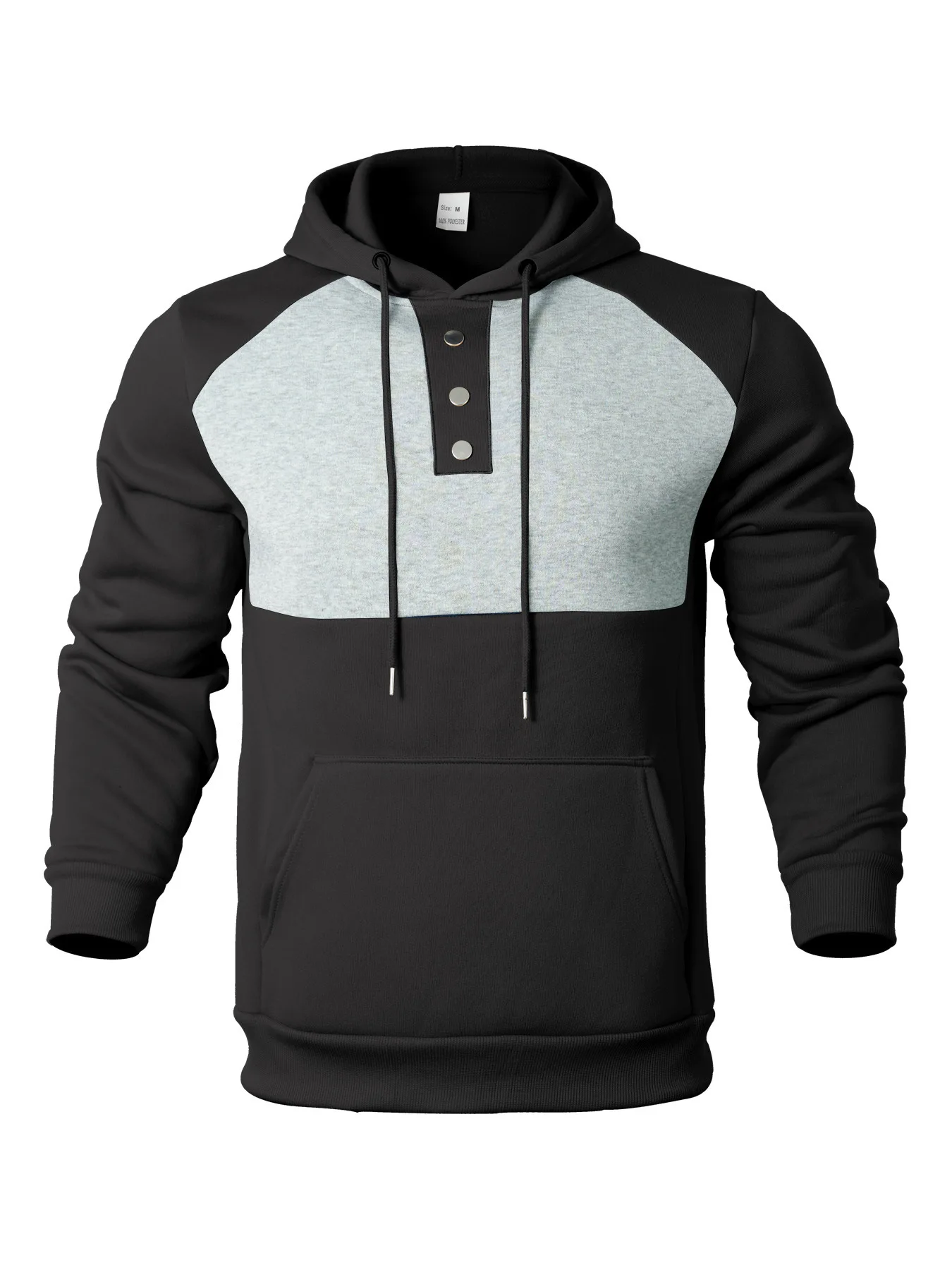 Spring Autumn Men Contrast Color Hoodie With Side Pockets, European Fashion Mature Style Casual Sports Daily Sweatshirt
Spring Autumn Men Contrast Color Hoodie With Side Pockets, European Fashion Mature Style Casual Sports Daily Sweatshirt