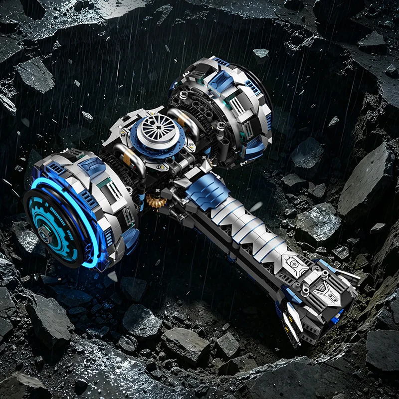 Technical Mechanical Hammer Block Assembly Model Sets Idea Building Bricks Educational Toys With Light Collection For Gifts
Technical Mechanical Hammer Block Assembly Model Sets Idea Building Bricks Educational Toys With Light Collection For Gifts