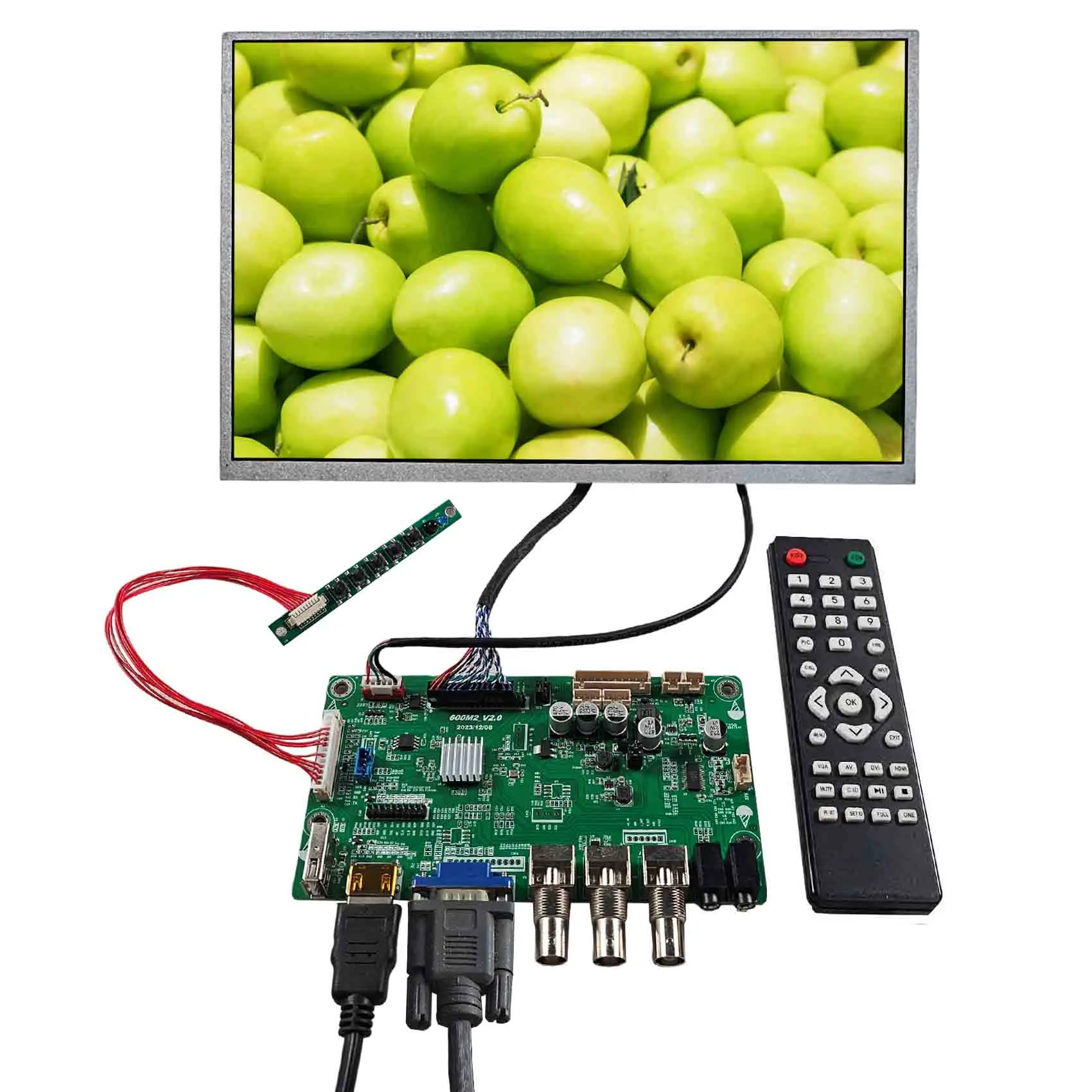 USB CVBS BNC H-D LCD Controller Board 12.1in G121HAX01 1920x1200 Touch LCD Screen
USB CVBS BNC H-D LCD Controller Board 12.1in G121HAX01 1920x1200 Touch LCD Screen