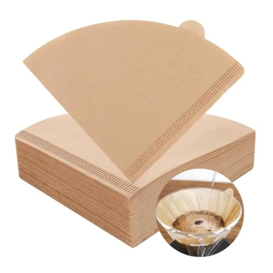 Coffee Filter, Size 02 Cone Coffee Filters Disposable, 200 Count Unbleached Natural Paper Filters 2-4 Cup, 2 Cone For Pour Over
Coffee Filter, Size 02 Cone Coffee Filters Disposable, 200 Count Unbleached Natural Paper Filters 2-4 Cup, 2 Cone For Pour Over