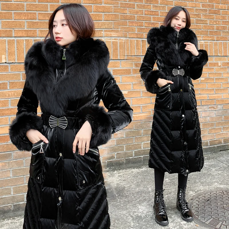 2023 New Big Fur Collar Down Coats Women's Winter Warm Jackets Long Slim 90% White Duck Down Coat Parkas Ladies Down Jacket Coat
2023 New Big Fur Collar Down Coats Women's Winter Warm Jackets Long Slim 90% White Duck Down Coat Parkas Ladies Down Jacket Coat