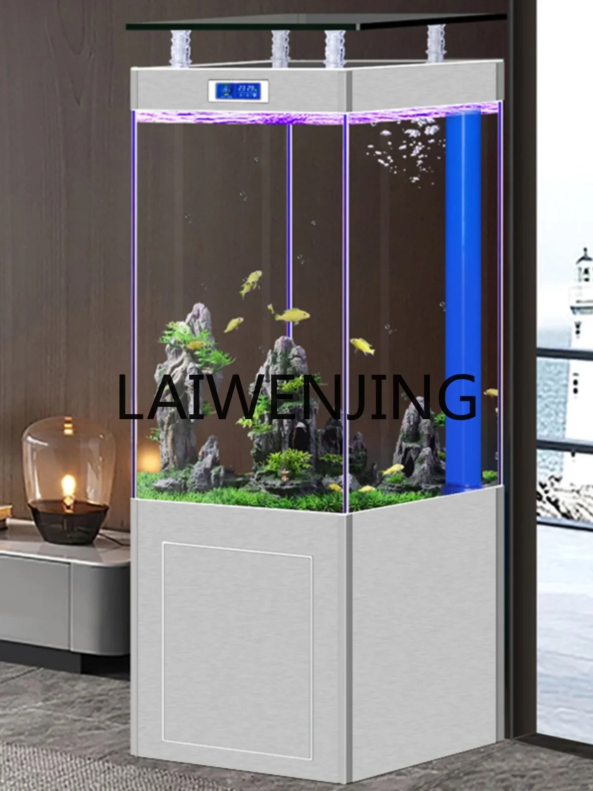 Аквариум Jinjing Super White Glass для золотых рыбок, вертикальный, для гостиной, средний и малый, с нижним фильтром, для замены воды
Аквариум Jinjing Super White Glass для золотых рыбок, вертикальный, для гостиной, средний и малый, с нижним фильтром, для замены воды