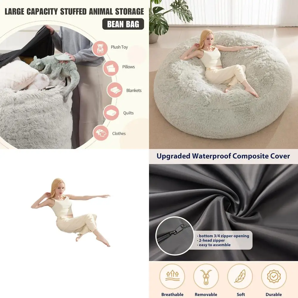 Чехол для пуф-кресла 7 футов, светло-серый, для взрослых, подростков и детей – только плюшевый чехол, без наполнителя
Чехол для пуф-кресла 7 футов, светло-серый, для взрослых, подростков и детей – только плюшевый чехол, без наполнителя