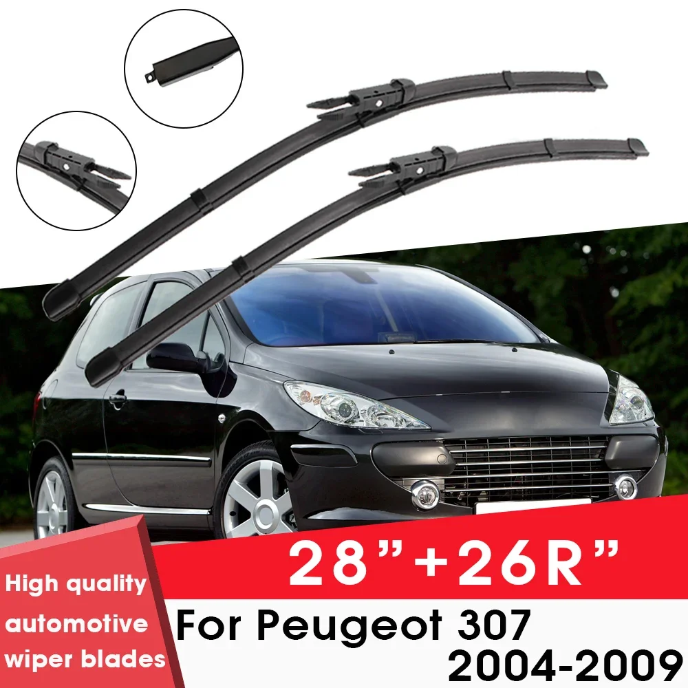 Car Wiper Blade Blades For Peugeot 307 2004-2009 28"+26R" Windshield Windscreen Clean Rubber Silicon Cars Wipers Accessories
Car Wiper Blade Blades For Peugeot 307 2004-2009 28"+26R" Windshield Windscreen Clean Rubber Silicon Cars Wipers Accessories