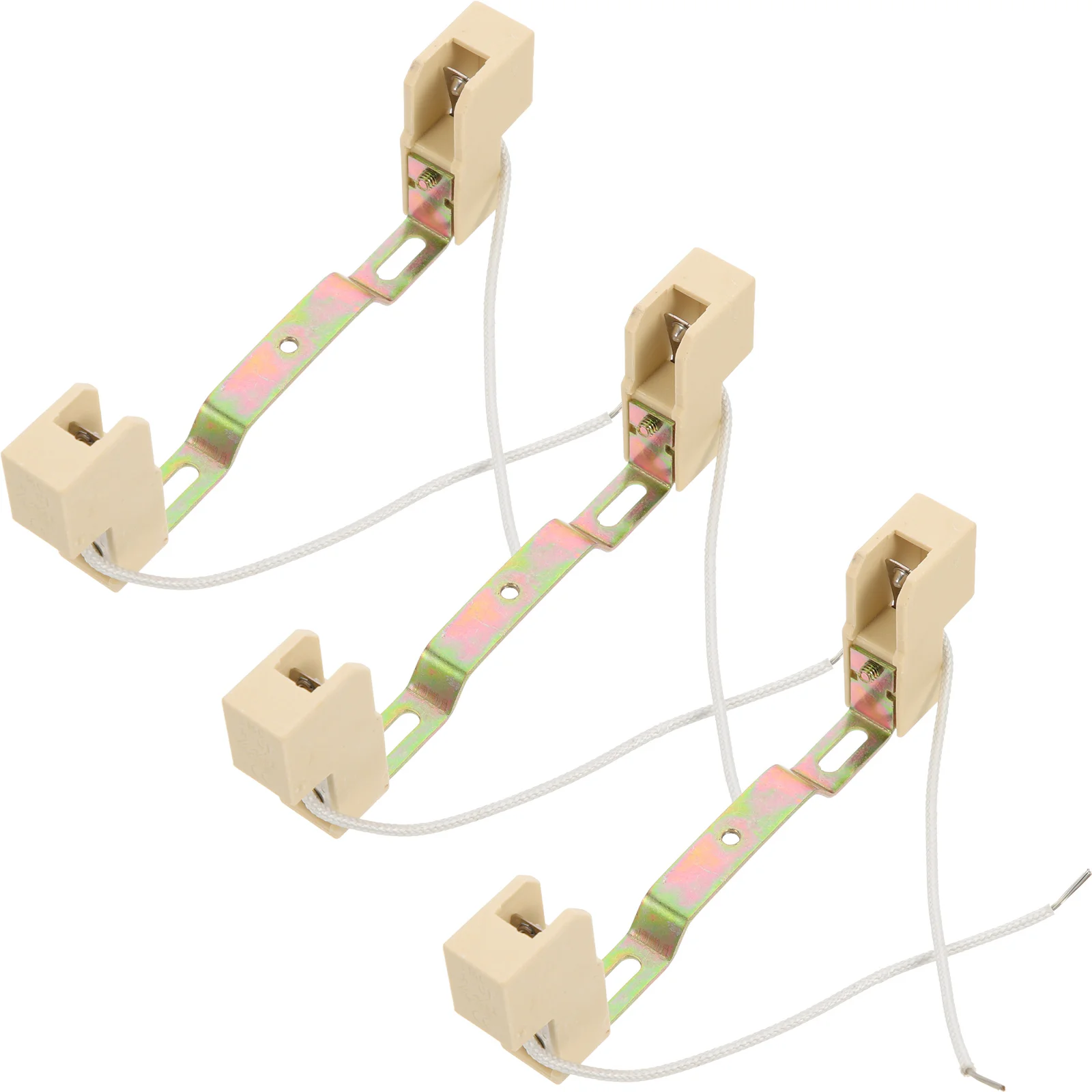 3 Pcs Halogen Lamp Head Base Bulb Connector Socket Replacement Light Plug Silicone Braided Wire
3 Pcs Halogen Lamp Head Base Bulb Connector Socket Replacement Light Plug Silicone Braided Wire