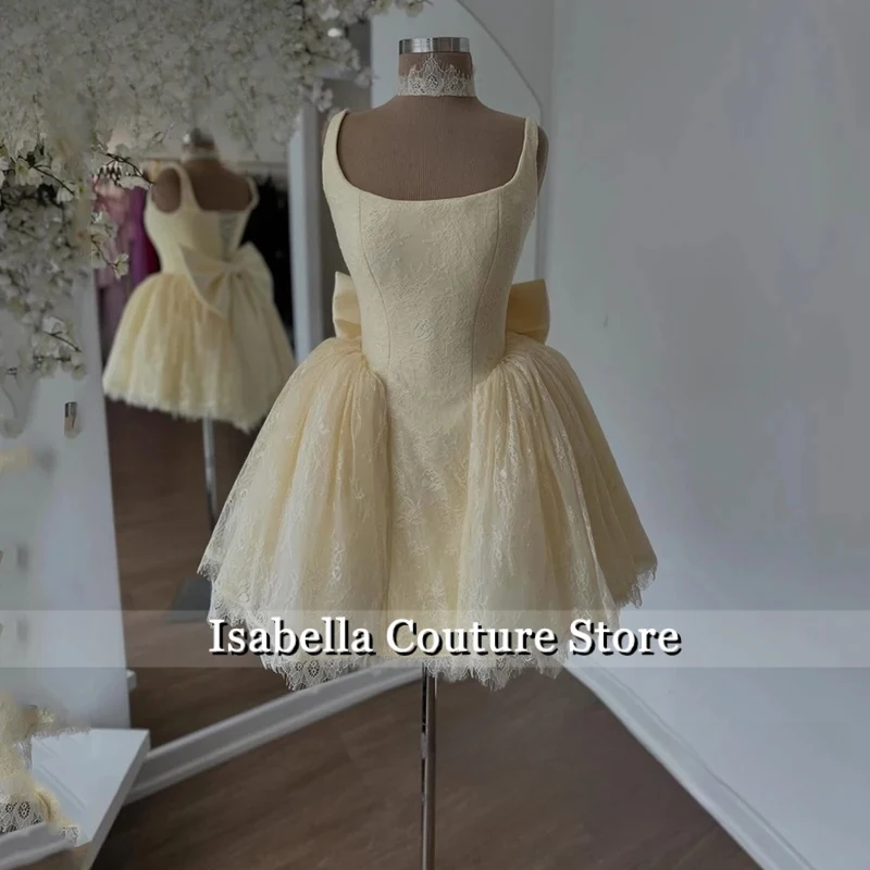 Yellow Mini Prom Dresses Sweetheart Lace Short Gala Dresses Elegant Evening Party Backless Vestidos De Festa Customized
Yellow Mini Prom Dresses Sweetheart Lace Short Gala Dresses Elegant Evening Party Backless Vestidos De Festa Customized