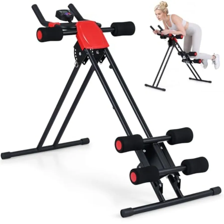Foldable Ab Trainer with 6 Inclined Angles and LCD Display 5-Minute Waist Shaper for Home Gym Stomach Workout Core Strength Fit
Foldable Ab Trainer with 6 Inclined Angles and LCD Display 5-Minute Waist Shaper for Home Gym Stomach Workout Core Strength Fit