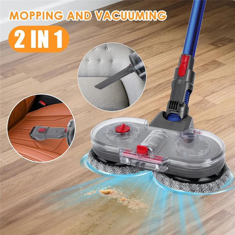Насадка для швабры для Dyson V7/V8/V10/V11/V15, электрическая швабра для пола с резервуаром для воды, запасные части для швабры, аксессуары для крепления
Насадка для швабры для Dyson V7/V8/V10/V11/V15, электрическая швабра для пола с резервуаром для воды, запасные части для швабры, аксессуары для крепления