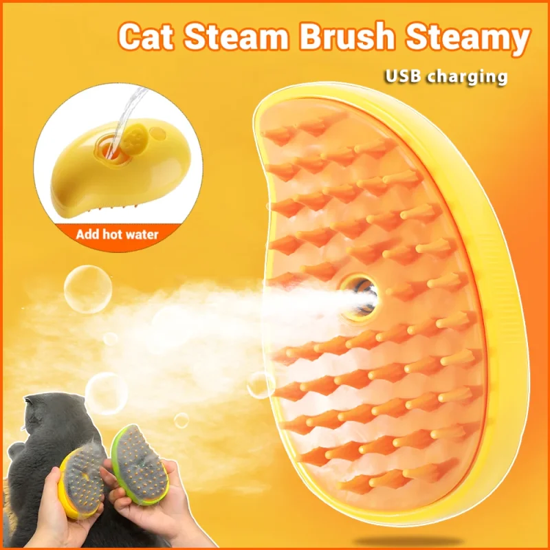 Cat Dog Steamy Brush 3 in 1 Steam Brush Electric Sprayer Hair Removal Comb For Massage Pet Grooming Electric Sprays Massage Comb
Cat Dog Steamy Brush 3 in 1 Steam Brush Electric Sprayer Hair Removal Comb For Massage Pet Grooming Electric Sprays Massage Comb