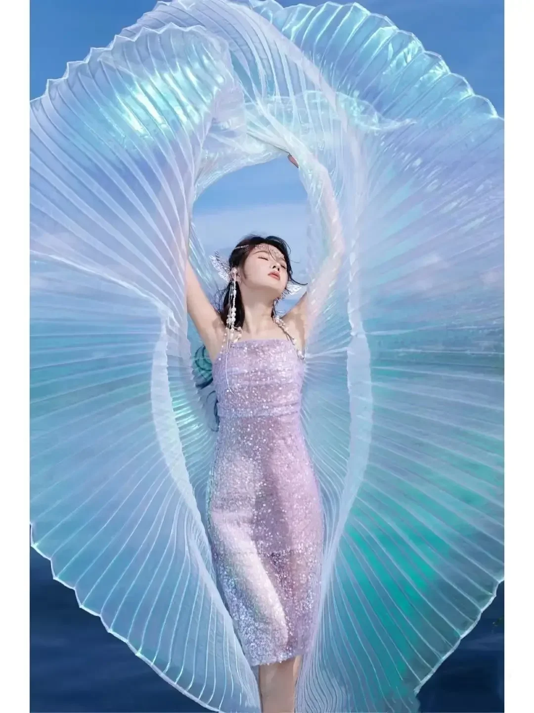 Transparent Color Stage Performance Props Oriental Dance Accessories Plus Size Egyptian Wings Belly Dance Isis Wings With Sticks
Transparent Color Stage Performance Props Oriental Dance Accessories Plus Size Egyptian Wings Belly Dance Isis Wings With Sticks