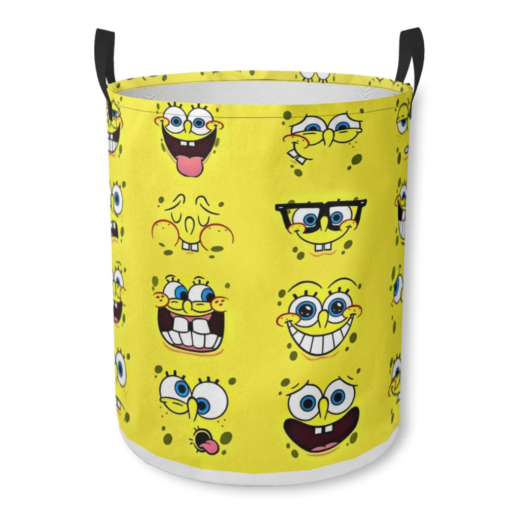 Anime Yellow Sponge Dirty Laundry Basket Clothes Organizer Foldable Storage Bucket Bathroom Waterproof Clothing Storage Basket
Anime Yellow Sponge Dirty Laundry Basket Clothes Organizer Foldable Storage Bucket Bathroom Waterproof Clothing Storage Basket